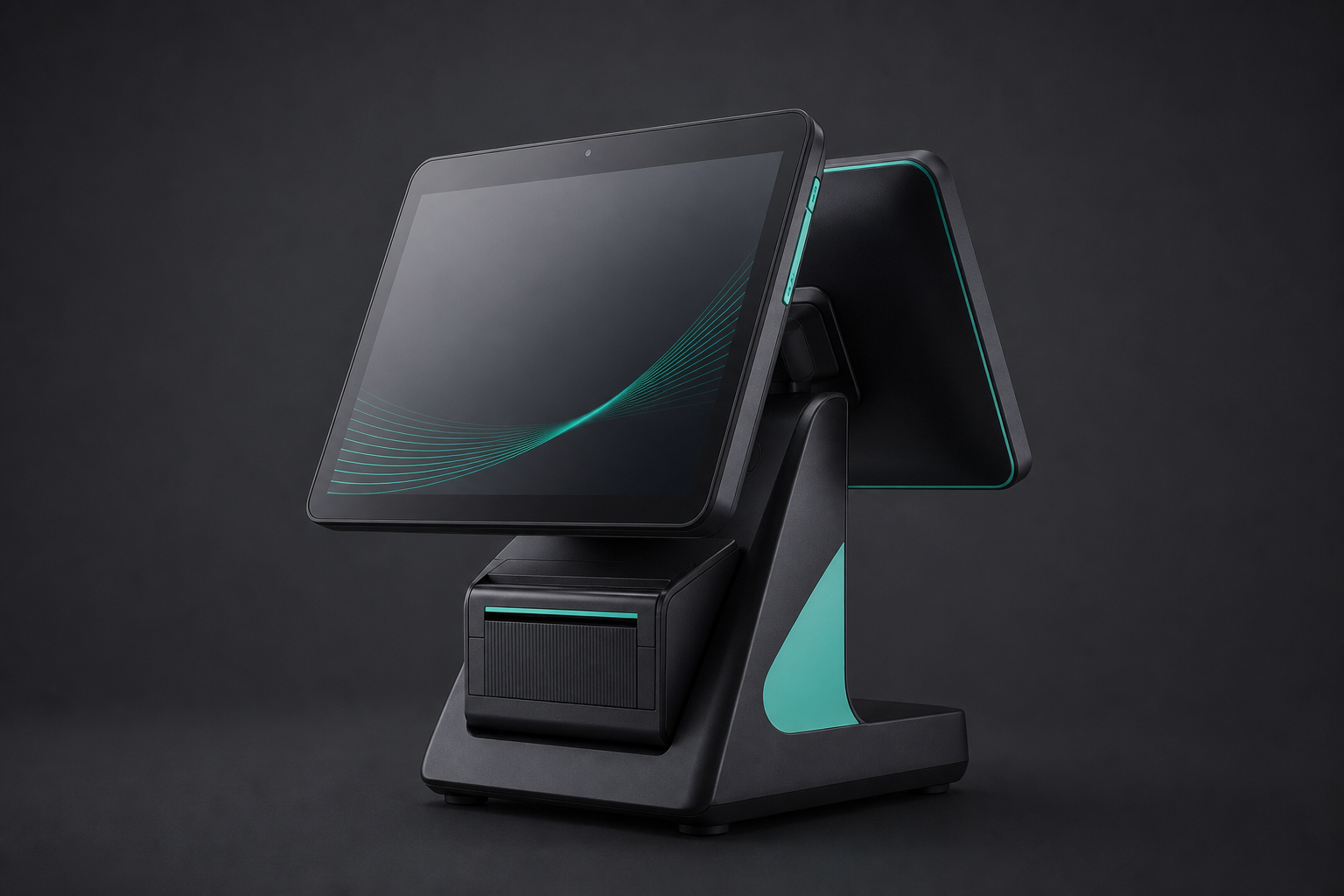 PayBitt dual-screen POS terminal for PayBitT-Core checkout