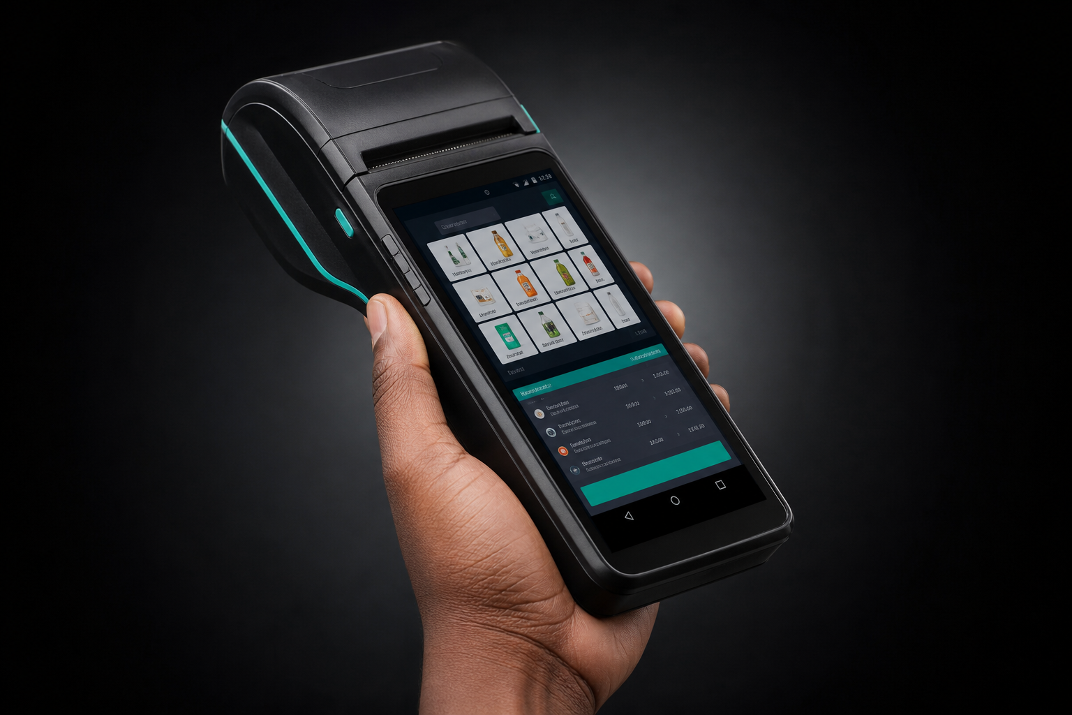 PayBitt handheld Android POS device for mobile checkout